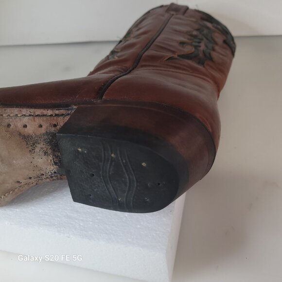 Boulet Men's Cowboy Boots – Size 9.5 or Women's size 11 - Picture 6 of 9